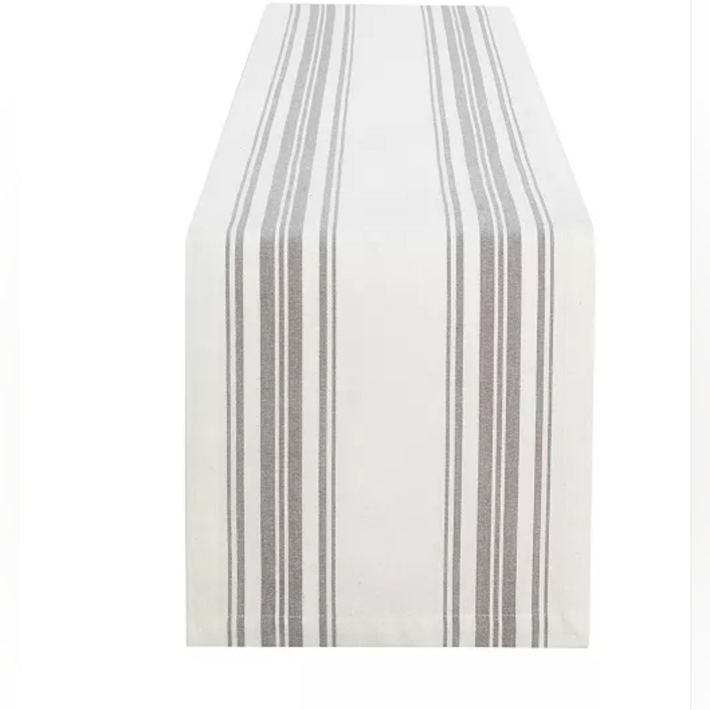 ELRENE Farmhouse Living Homestead Stripe Table Runner